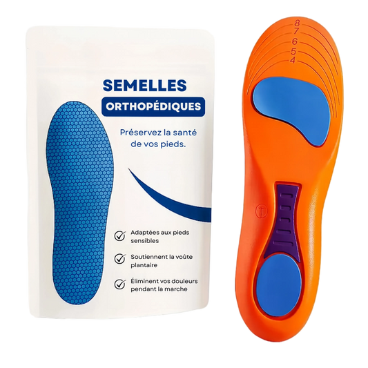 Paire de semelles orthopédiques